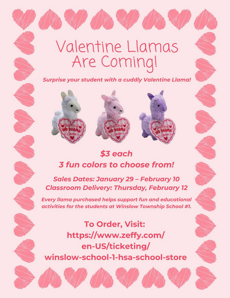Valentine Llama Grams Are Coming!